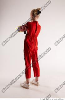 DENISA PILOT STANDING POSE WITH GUN